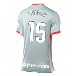 Atletico Madrid Clement Lenglet #15 Dámské Venkovní Dres 2024-25 Krátký Rukáv